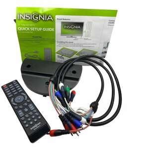 Insignia TV Remote NS-RC03A-13 Steren Component Cable Stand Cover Manual Set